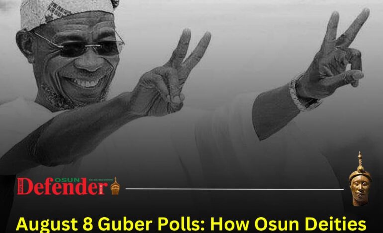 August 8 Guber Polls: How Osun Deities Are Favouring Aregbesola’s ADC