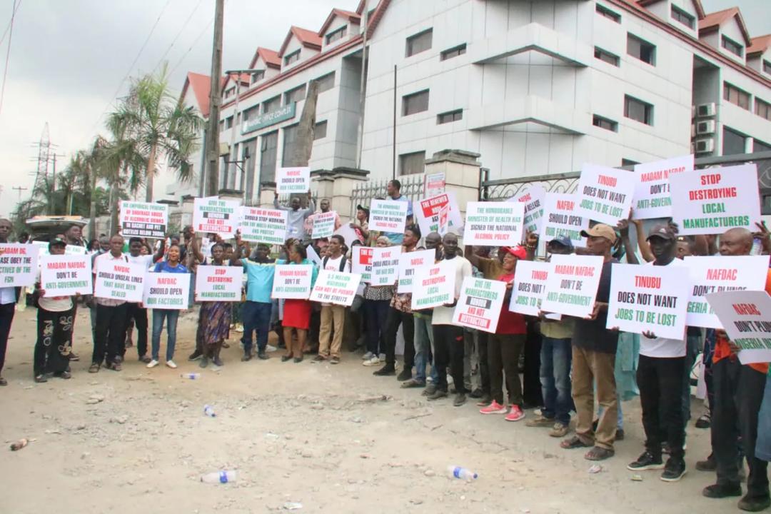 Sachet Alcohol Ban Sparks Protests in Lagos