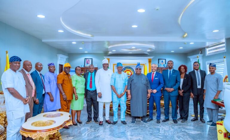 Adeleke Hosts Canadian Delegation, Confirms Engagement With FG To Resolve LG Crisis
