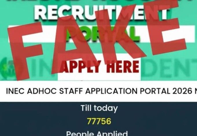 INEC Alerts Nigerians Over Fake 2026 Recruitment Website