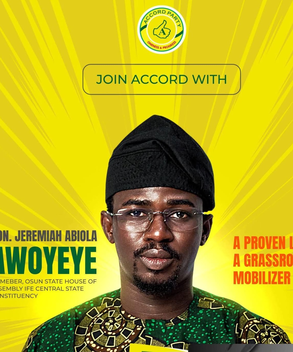 2027: Osun Lawmaker Fires Back As Accord Party Members Warn Against Imposition