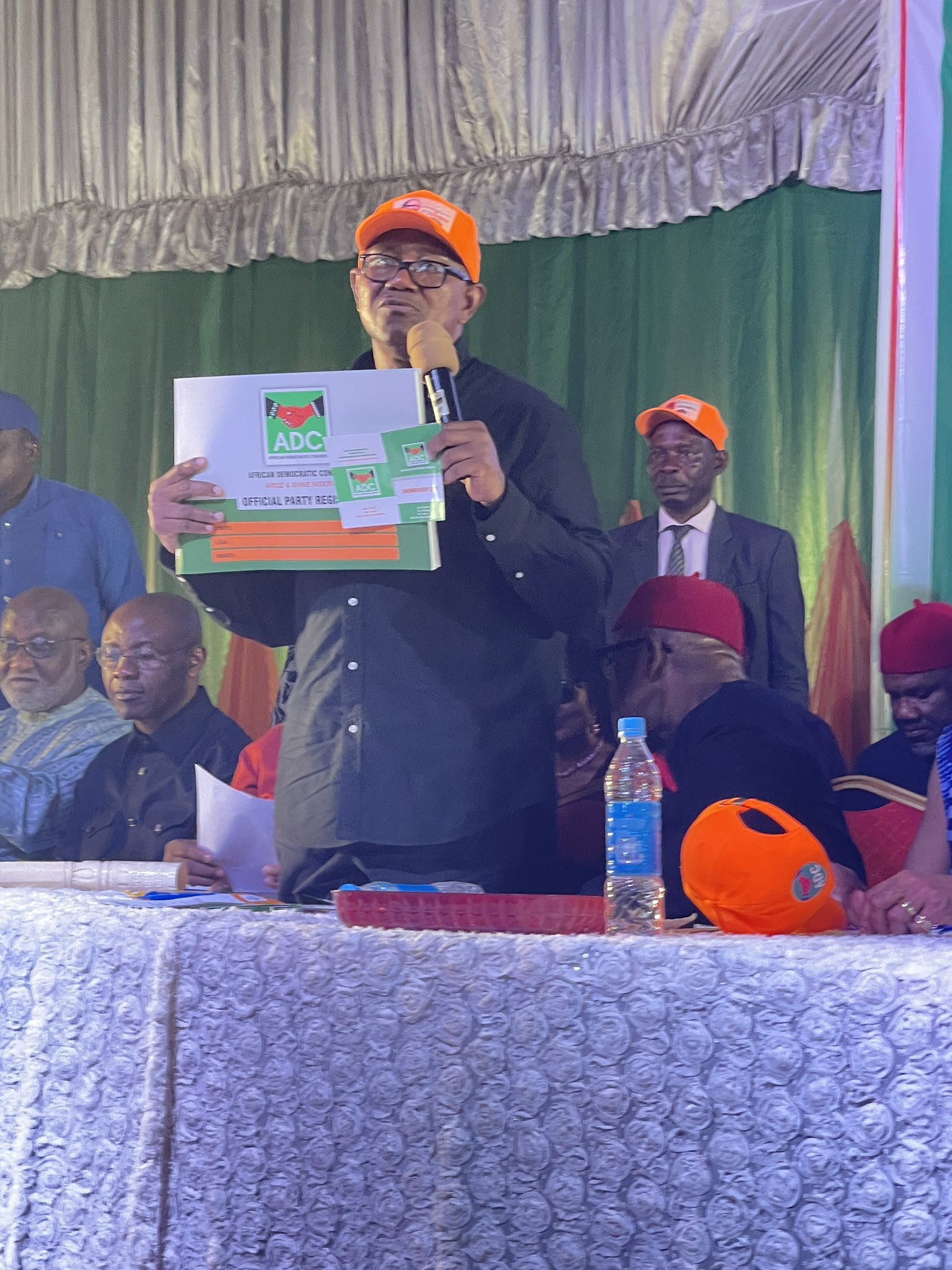 Peter Obi Officially Picks Up ADC Membership Card in Anambra