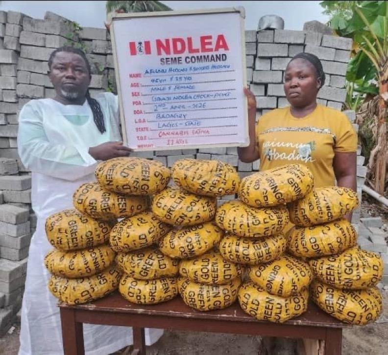 NDLEA Arrests Pastor, Wife For Alleged Drug Trafficking
