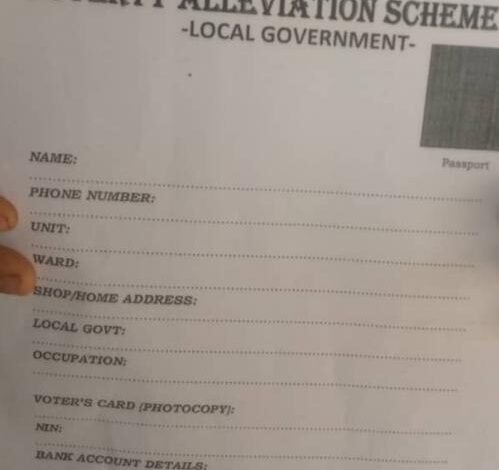 Osun ADC Raises Alarm Over Alleged Poverty Alleviation Form, Accuses APC of Political Manipulation