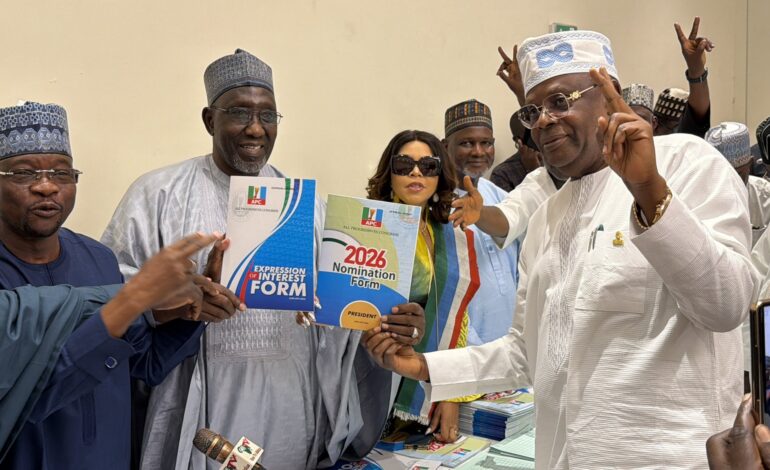 Faleke Picks Presidential Forms For Tinubu