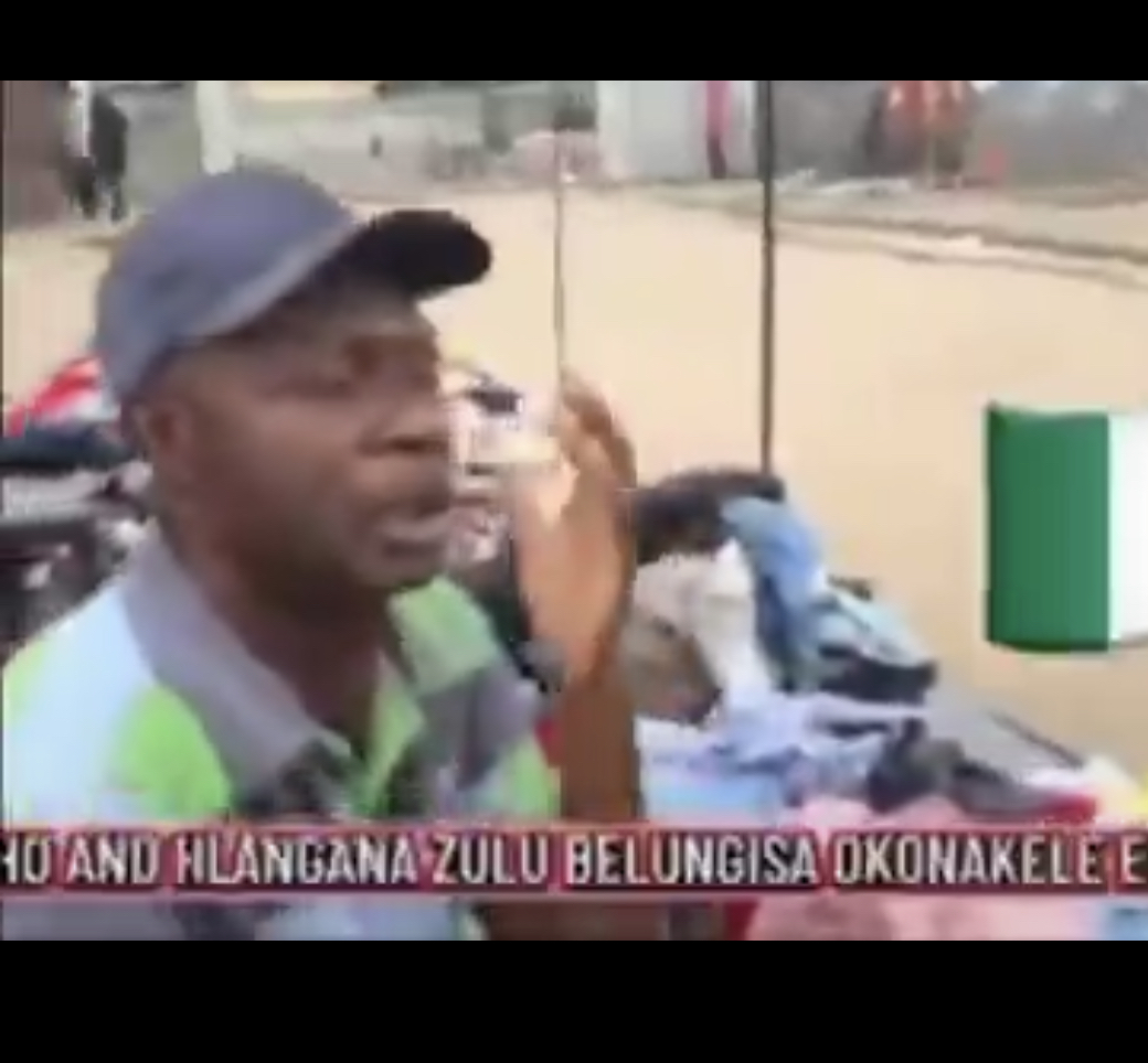 VIDEO: ‘Take Your Children And Leave’ — South Africans Tell Nigerian Trader During Anti-Immigrant Protest