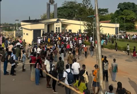 OAU Students Protest Transport Crisis, Others