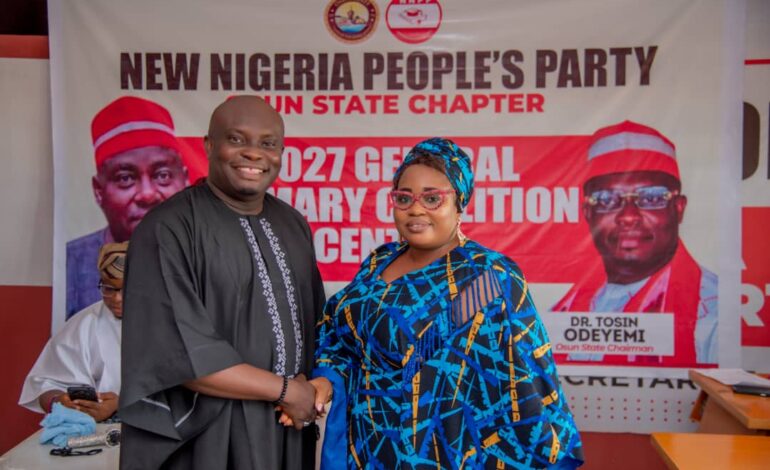NNPP Pledges Commitment to Osun Women, Unveils Candidates For 2027 Polls