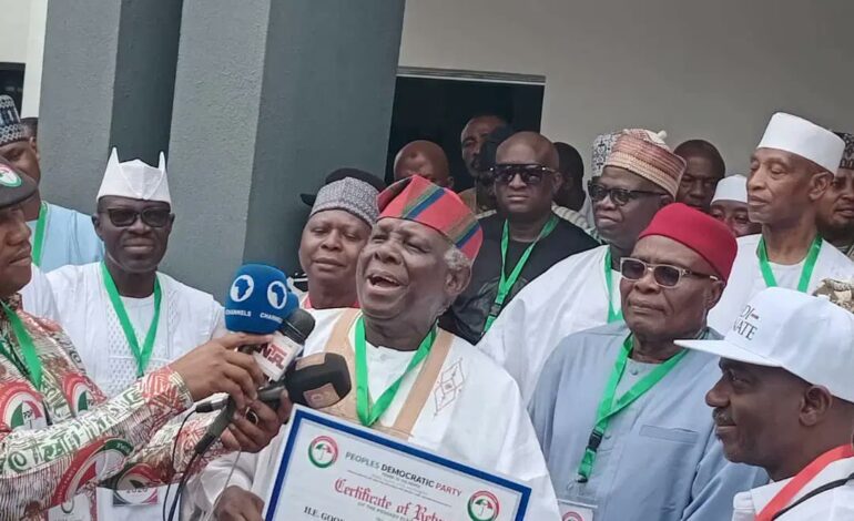 PDP Faction Declares Jonathan Presidential Candidate In Absentia