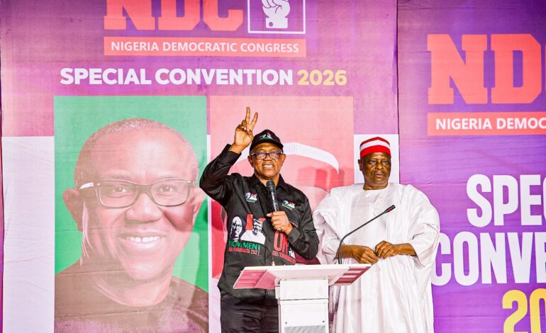 Obi Accepts NDC Ticket, Vows To Fix Power, End Insecurity