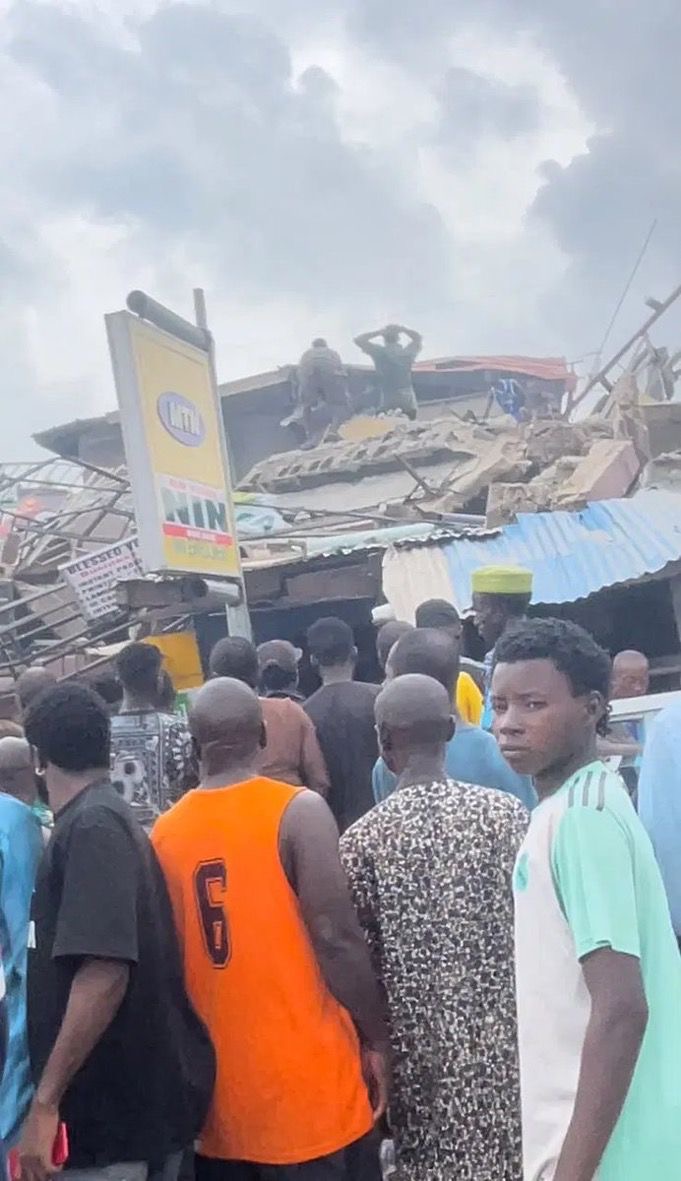 Lagos Building Collapse: Ten Rescued As Search Operation Intensifies