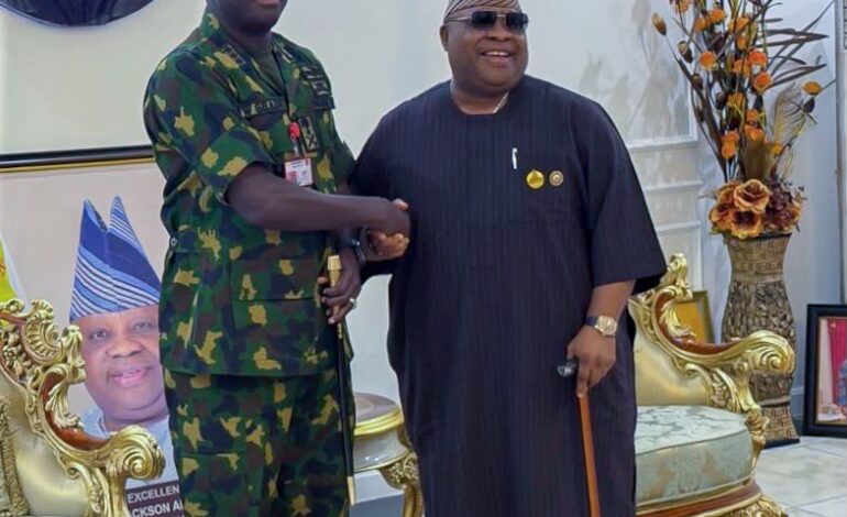 Adeleke Decries Rising Security Threat, Demands Military Checkpoints As He Hosts COAS in Osogbo
