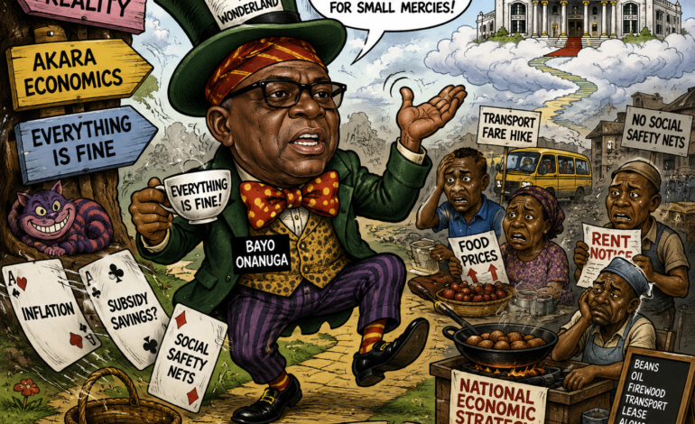 Editorial: Bayo Onanuga In Wonderland