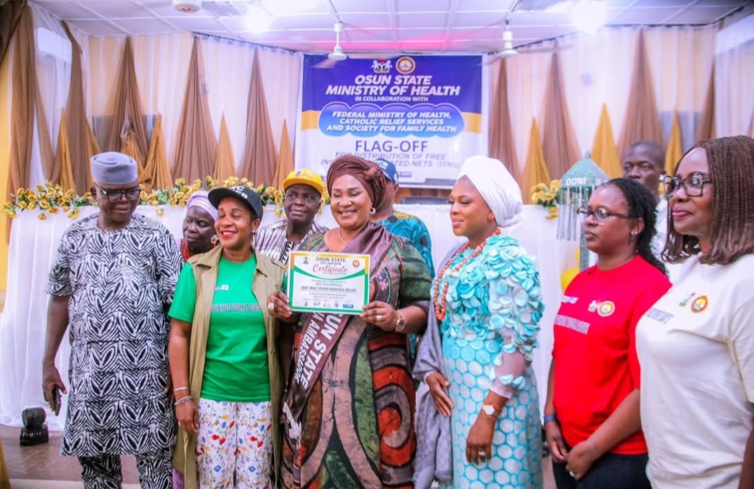 Osun First Lady Named Malaria Ambassador, Urges Use Of Free Insecticide Treated Nets