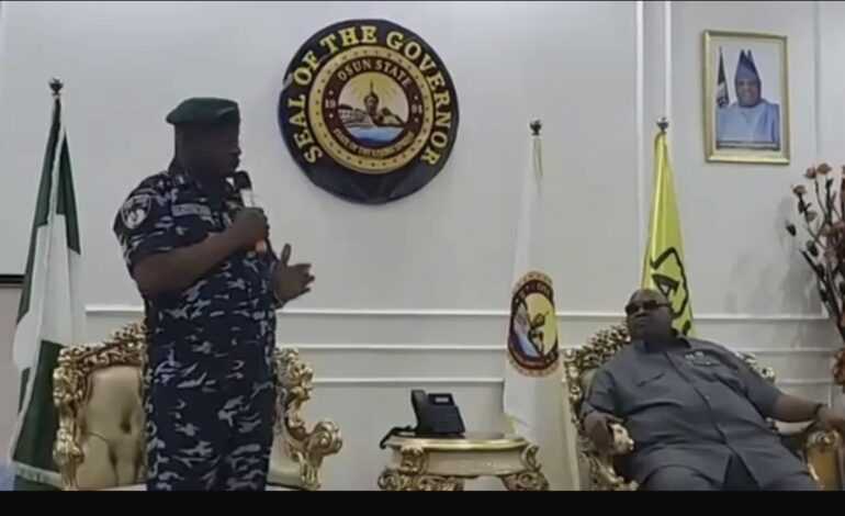Video: IGP Visits Adeleke, Queries Alleged Shielding Of Criminal Suspects In Govt House